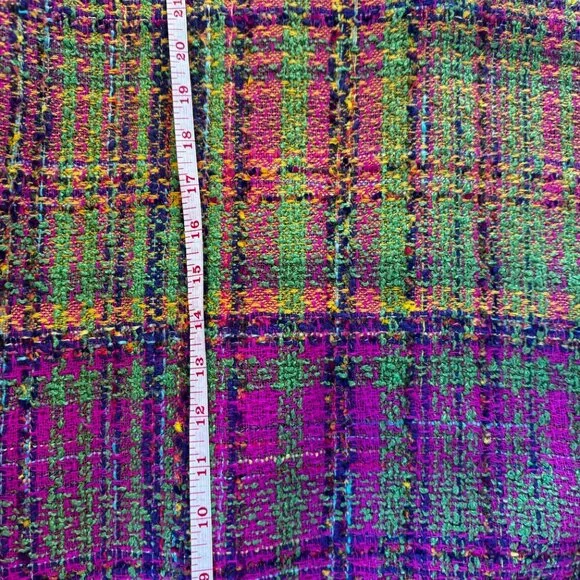 Vintage Bazar Christian LaCroix Sz 40FR Multicolor Wool Blend Blazer and Skirt - Picture 11 of 16